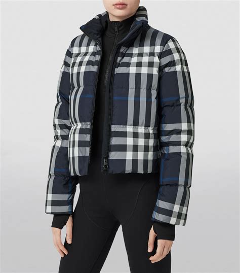 burberry lightweight puffer jacket|burberry check cropped puffer jacket.